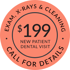 $199 New Patient Exam, Xrays & Cleaning